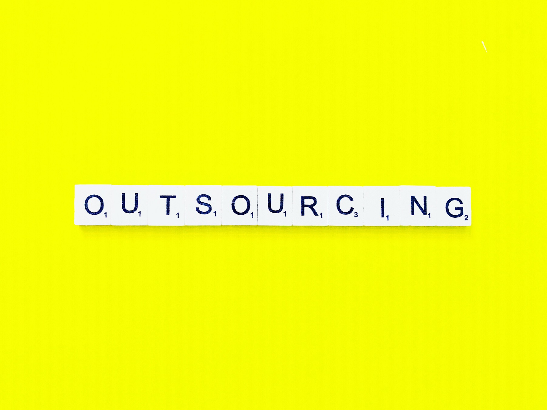 A callout about outsourcing